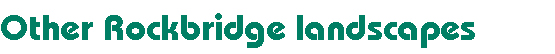rockbridge landscapes